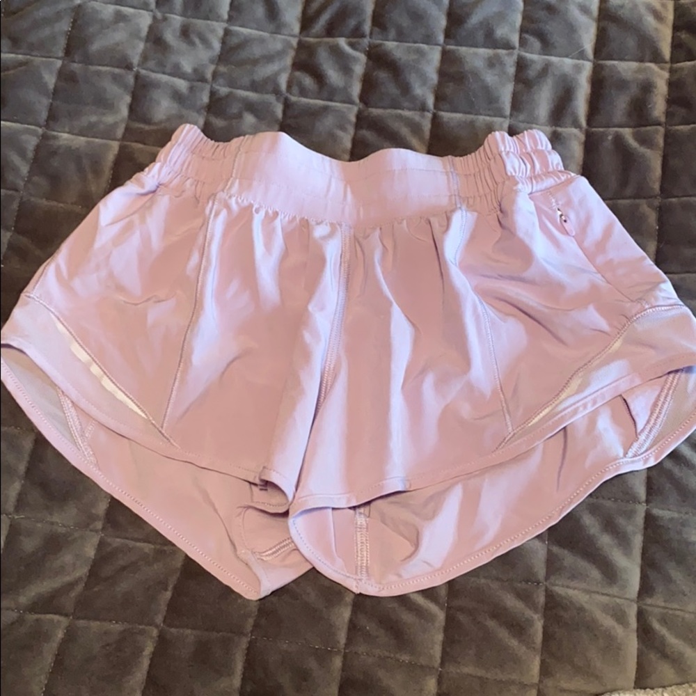 Lavender lululemon size 2 shorts
